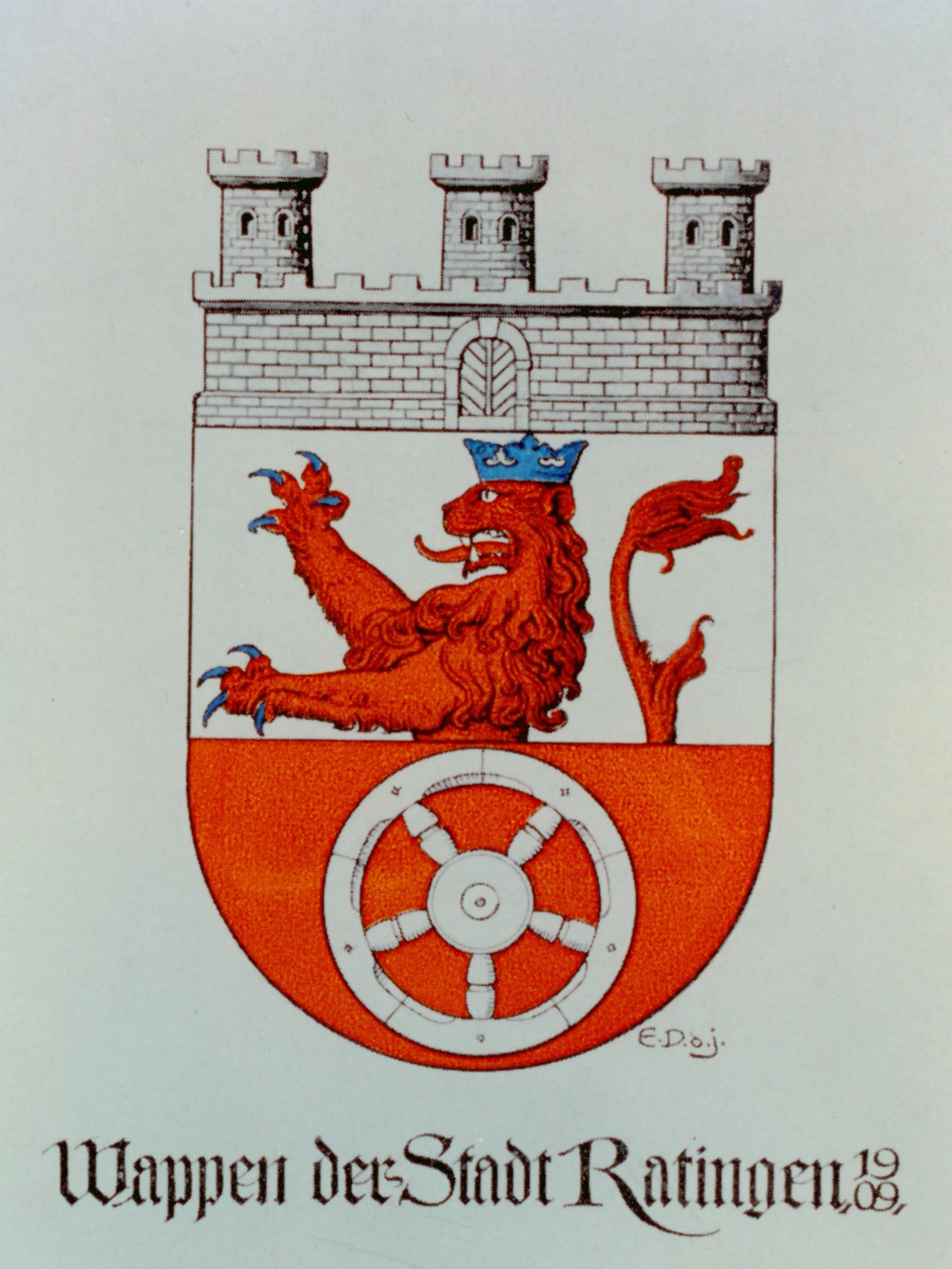 Wappen der Stadtwerke Ratingen 1909