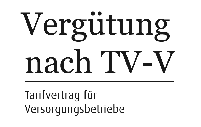 Faire tarifliche Vergütung nach TV-V Stadtwerke Ratingen